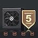 ARESGAME AGV Series 650W Power Supply, 80 Plus Bronze Certified, Non Modular Power Supply, 5 Year Warranty