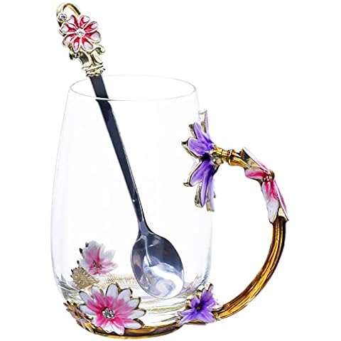 WeTop Handmade Glass Tea Cup Cover