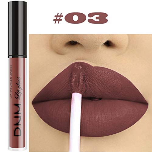 10pcs/Set Makeup Matte Lipstick Lip Kit, Velvety Liquid Lipstick Waterproof Long Lasting Durable Nude Lip Gloss Beauty Cosmetics Set
