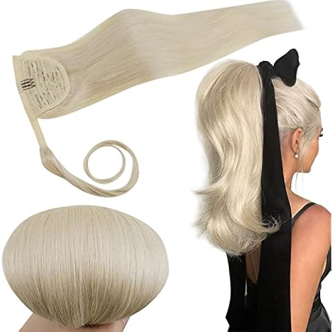 RUNATURE Extensiones de Cola Cabello Natural Clip Cover