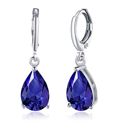 Boucles d'oreilles tanzanite pendantes pour illuminer vos soirées et grands événements