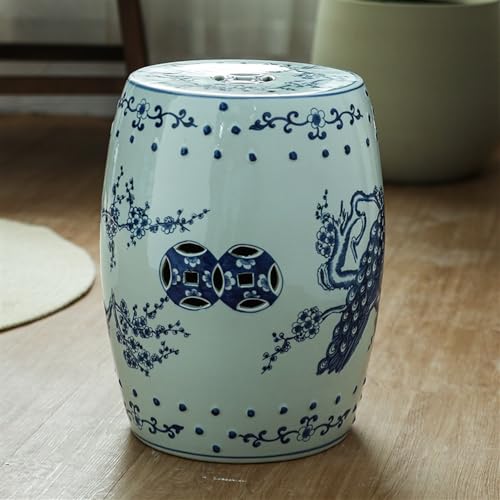 Tabourets en porcelaine brodée parfaits pour optimiser les petits espaces - 5