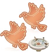2Pcs Bird Bath Copper Purification Disk 99.99% Pure Copper Water Cleaning Discs Triple-Point Supp...
