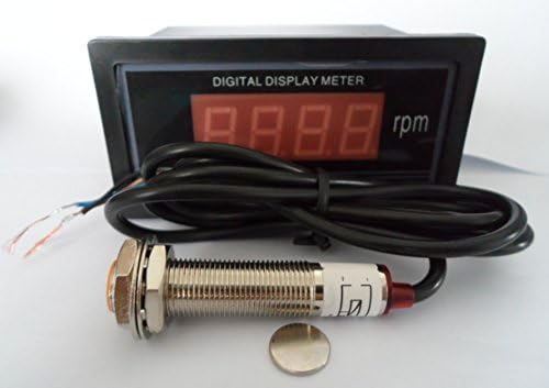 Tachometer pulse frequency counter meter 99.99 motor tachometer 486