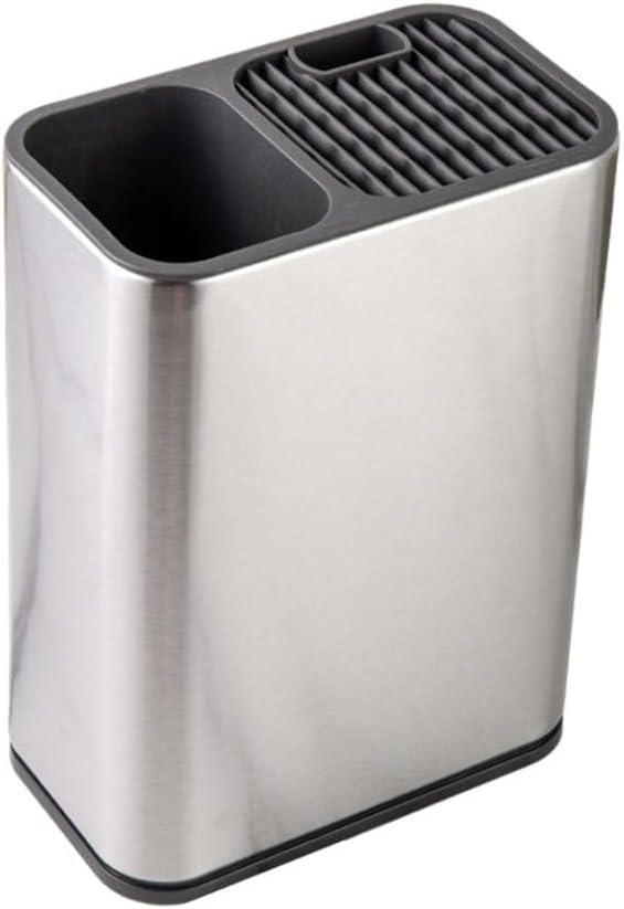Stainless Steel Cutlery Bucket, 430 Kitchen Knife Storage Stand