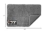 GORILLA GRIP Dog Doormat, Absorbent Doormats for Muddy Dogs Paws, Machine Washable Soakstopper Rugs, Cleaner Floors, US Designed Pet Bed Door Mat, Indoor Entrance Pets Rug, Mats 24x17 Gray #1
