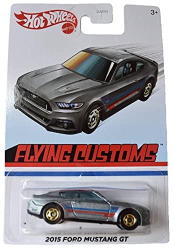 Hot Wheels 2015 Ford Mustang GT [Silver] miniatura 1