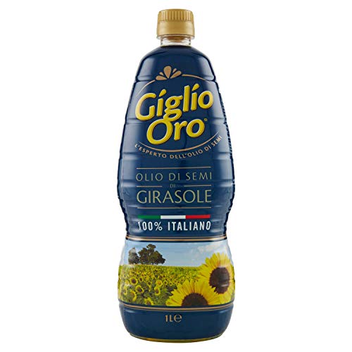 GIGLIO ORO Olio Di Semi Di Girasole,100% Italiano ,1 X 1000 ml