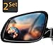 Produktbild innoGadgets Auto Toter Winkel Spiegel und Weit-Winkel Spiegel konvex und verstellbar - 50mm Durchmesser, 2-Set
