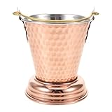 Cabilock Gewürzbox Aus Gehämmertem Metall Mit Griff Getränkebehälter Für Partys Eisbehälter Für Grillbuffets Servierkorb Für Feiern Weinkühler Mit Kompaktem Design