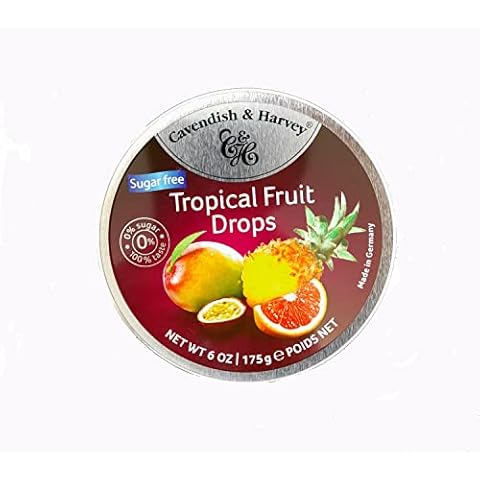 Cavendish & Harvey Tropical Fruit Drops Ohne Zucker 175g Cover