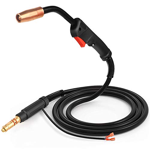 Zinger Mig Welding Gun Torch 100Amp 10' Replacement For Lincoln Magnum 100L K530-5 With 10Pcs Mig Welding Contact Tips #TOP1