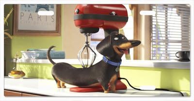 THE SECRET LIFE OF PETS DACHSHUND DOG MIXER Vanity License Plate