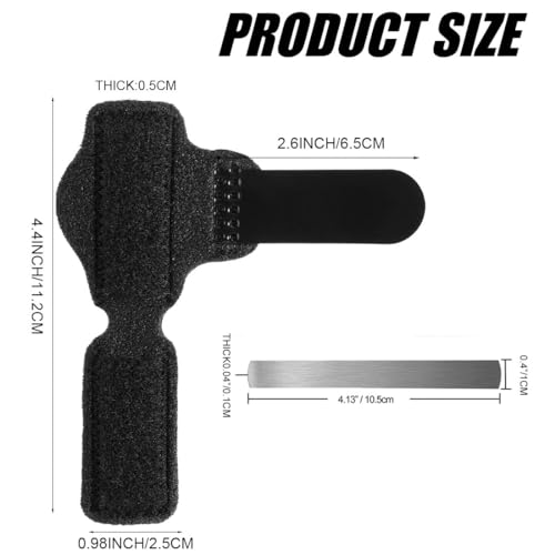 Toe Splint Straightener for Hammer Toe Adjustable Toe Corrector Brace for Bent Toe Claw Toe for Women Men Broken Toe Support 2Pcs - Image 3