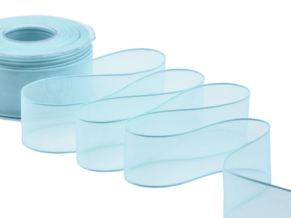 Furlanis, Organza Ribbon Satin Borders, Decorative Ribbon for Wrappings and Favors Christmas Gift, Made in Italy