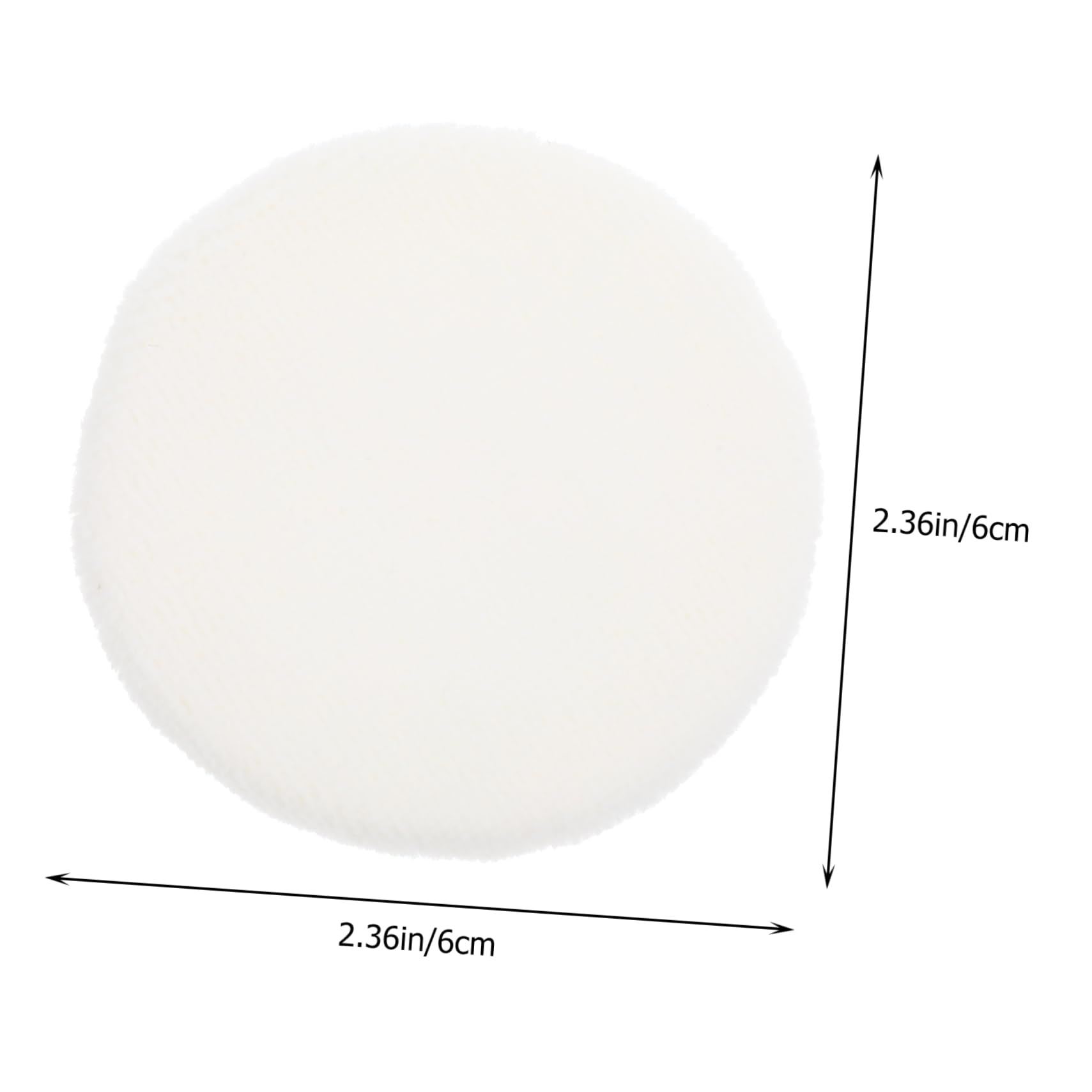 SHERCHPRY 10Pcs Decorative Cotton Powder for Makeup Comfortable and Soft Powder with Ribbon for Loose Application Beauty Tool for Finish