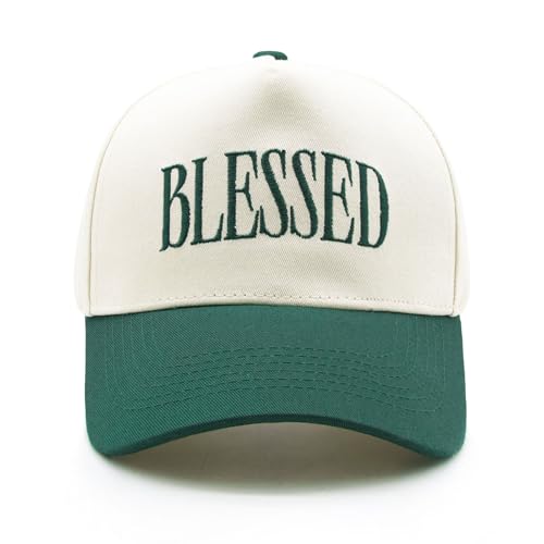 YQZUWUXE Green Trucker Hat, Men & Women Vintage Christian Baseball Caps, 2026 Summer Fashion Outfits Trendy Religious/Birthday Gifts