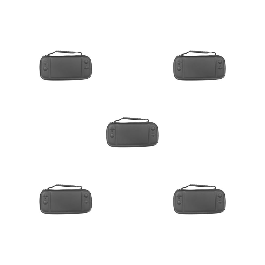5 set Oled Custodia protettiva antiurto Custodia rigida da viaggio Borsa da trasporto a prova di caduta Mini Console Borse Nero