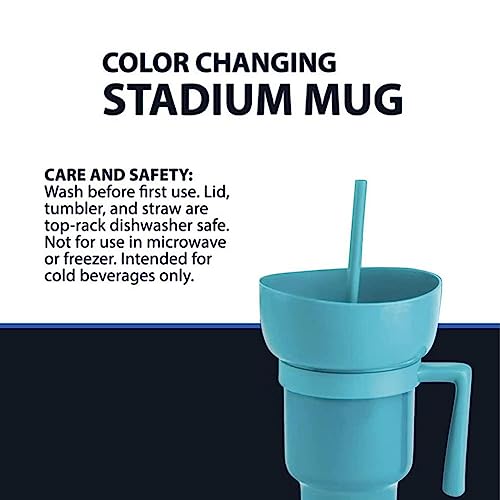 CHICIRIS Snack Drink Cup, Portable Combination Beverage Container, Large Opening Easy to Use for Home Office Travel Camping Picnic by CHICIRIS - Used condition - Image 3