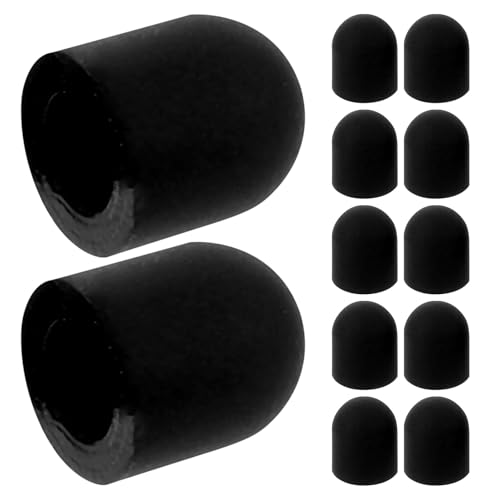 VILLCASE Puntas de Repuesto de Silicona Conductiva para Lápiz Capacitivo, Tamaño 6.0 Mm, 100 Piezas, Compatibles Pantallas Táctiles para Tabletas y Smartphones, Uso en Oficina y Escuela