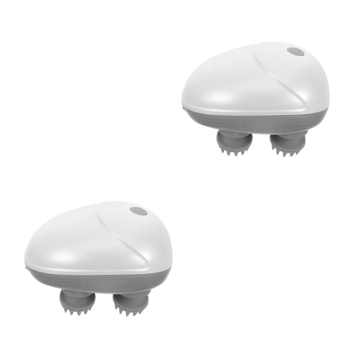 2 Set Massaggiatore Elettrico per Capelluto Ergonomico Portatile e Leggero Dispositivo per Impasto per e Uso e Saloni Bellezza