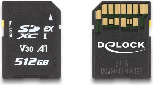 DELOCK TARJETA DE MEMORIA SD EXPRESS 512 GB