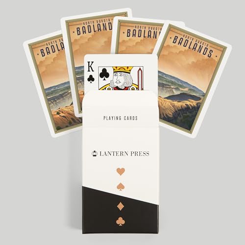 Baraja de Poker Lantern Press Badlands 52 Cartas miniatura 6