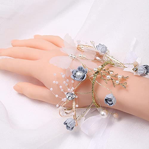 Bracelet de fleur mariage corsage de poignet demoiselle d'honneur E
