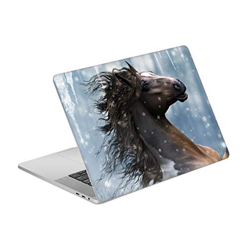 Skin MacBook Pro 15.4 Chevaux dans la Neige pour le Bureau