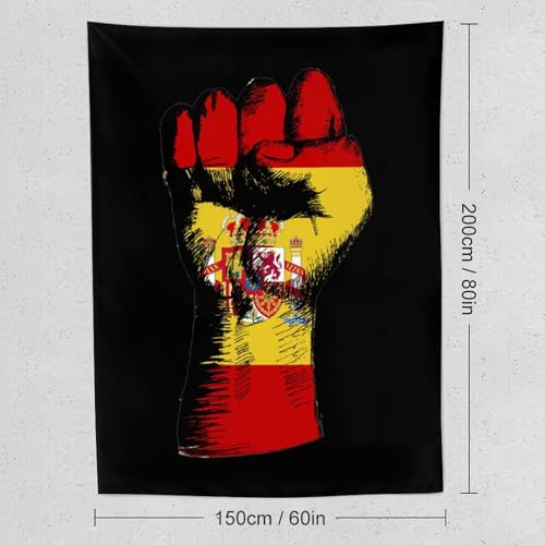 Tapiz vertical de la bandera de España para decoración textil de interior 2