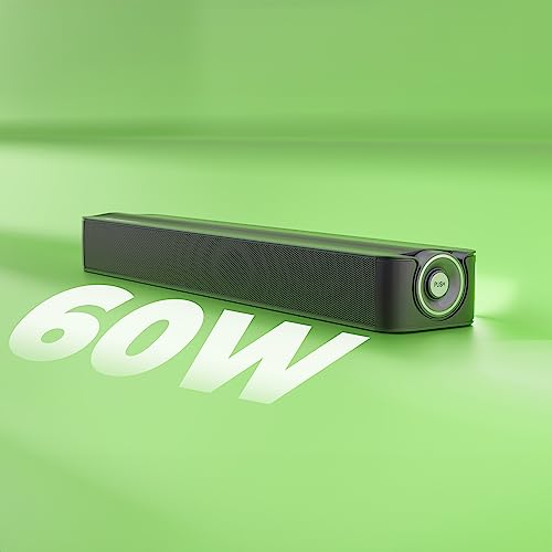 Image of ZEBRONICS Juke BAR 2601 60W Output, Powerful soundbar, Bluetooth 5.0, HDMI (ARC), USB, Retro Style Volume Controller, Remote Control and LED Indicator