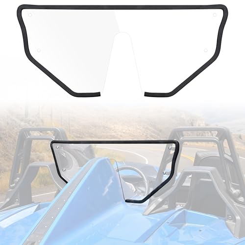 SAUTVS Rear Windshield for Polaris Slingshot S R SL SLR LE, Scrat...