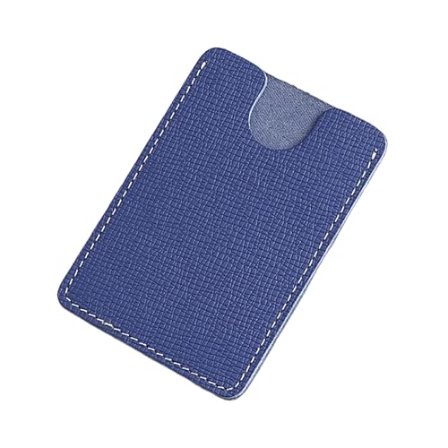THINCAN Élégant étui pour cartes en cuir avec fente pour cartes bancaires, convient pour les conférences d'affaires, les trajets et diverses occasions portefeuille, bleu, Beauté de masse