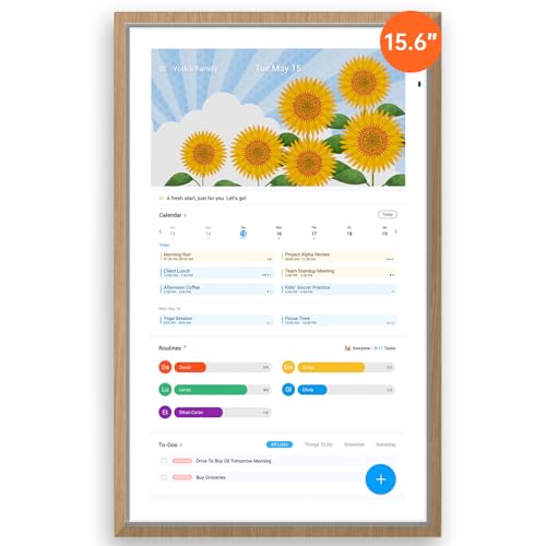 ApoloSign 15.6-inch Digital Calendar: Dual Mode Calendar...