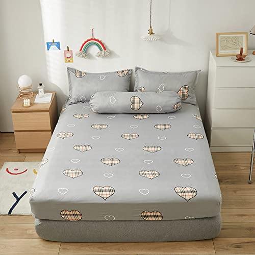 Drap de lit antidérapant en textile de qualité supérieure avec élastique - 2