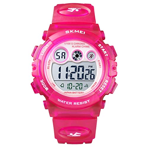Image of GOLDEN HOUR Watches for Kids Digital Sport Waterproof Boys Girls Watch Outdoor 12 /24 H Alarm EL Backlight Stopwatch Military Child Wristwatch Ages 3-15