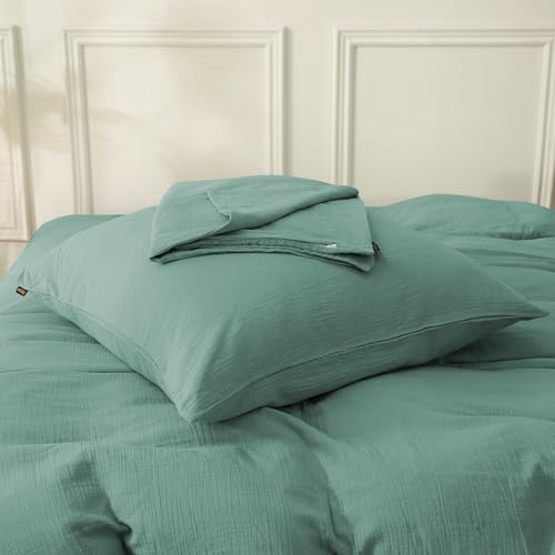 SOULFUL Musselin Kissenbezug 40x80 Baumwolle, Beangreen – Ansicht 2