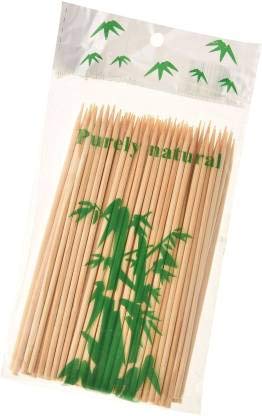 MS Enterprise Set of 100 Kebab Stick, Roast Stick, Bamboo Skewers,Barbecue Sticks Disposable Wood Roast Fork (Pack of 1) (Small - 6 Inch) (B08WHWW77M) Amazon Price History, Amazon Price Tracker