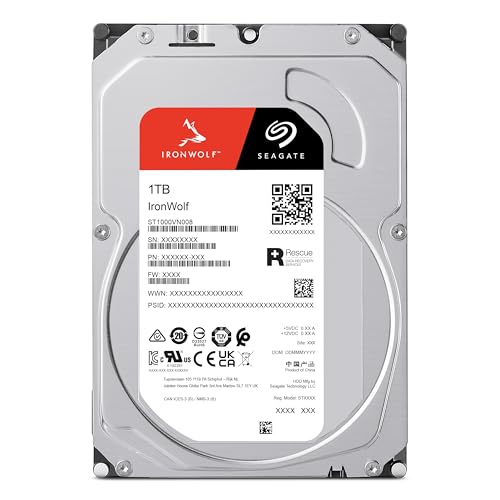 Seagate IronWolf 1TB HDD 2台　その1 Amazon.co.jp: Seagate IronWolf 3.5