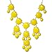 Bubble Statement Necklace, Chunky Bubble Necklace,Bubble Yellow Necklace(Fn0508-Yellow)