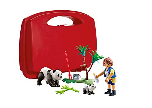 PLAYMOBIL 70105 City Life Panda Caretaker Large Carry Case Set 21.0 x 5.5 x 16.3 cm, Multicolor – Bild 3