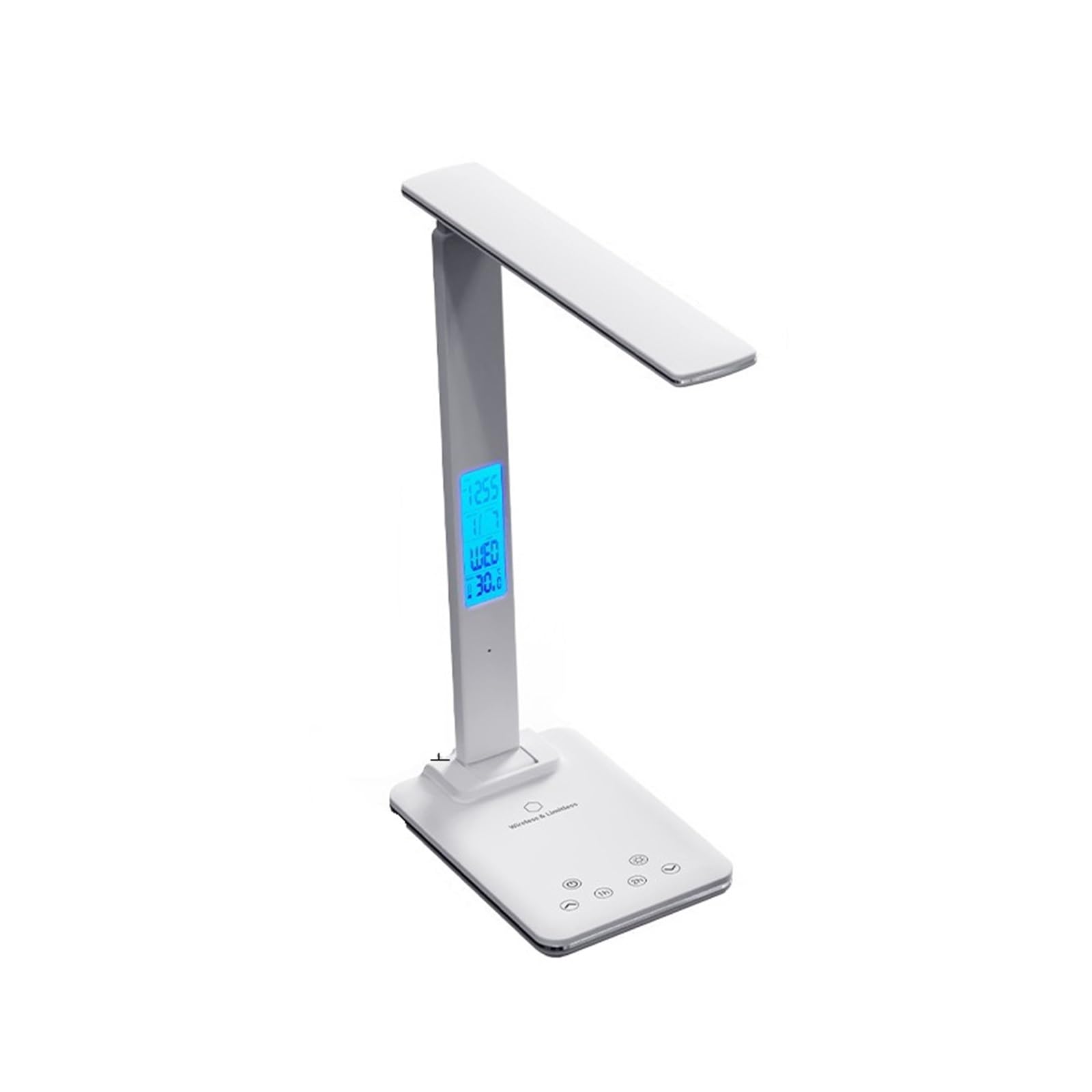 LED Desk Lamp with Charger and USB Plug in Port Bedside Night Light Touch Dimmable Eye-Caring for Gaming Reading Home