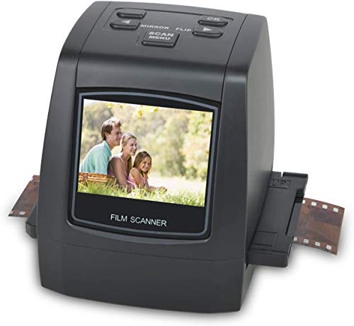 22MP Film Scanner, Converts 35mm 135 110 126 and Super 8 Films/Slides/Negatives to
