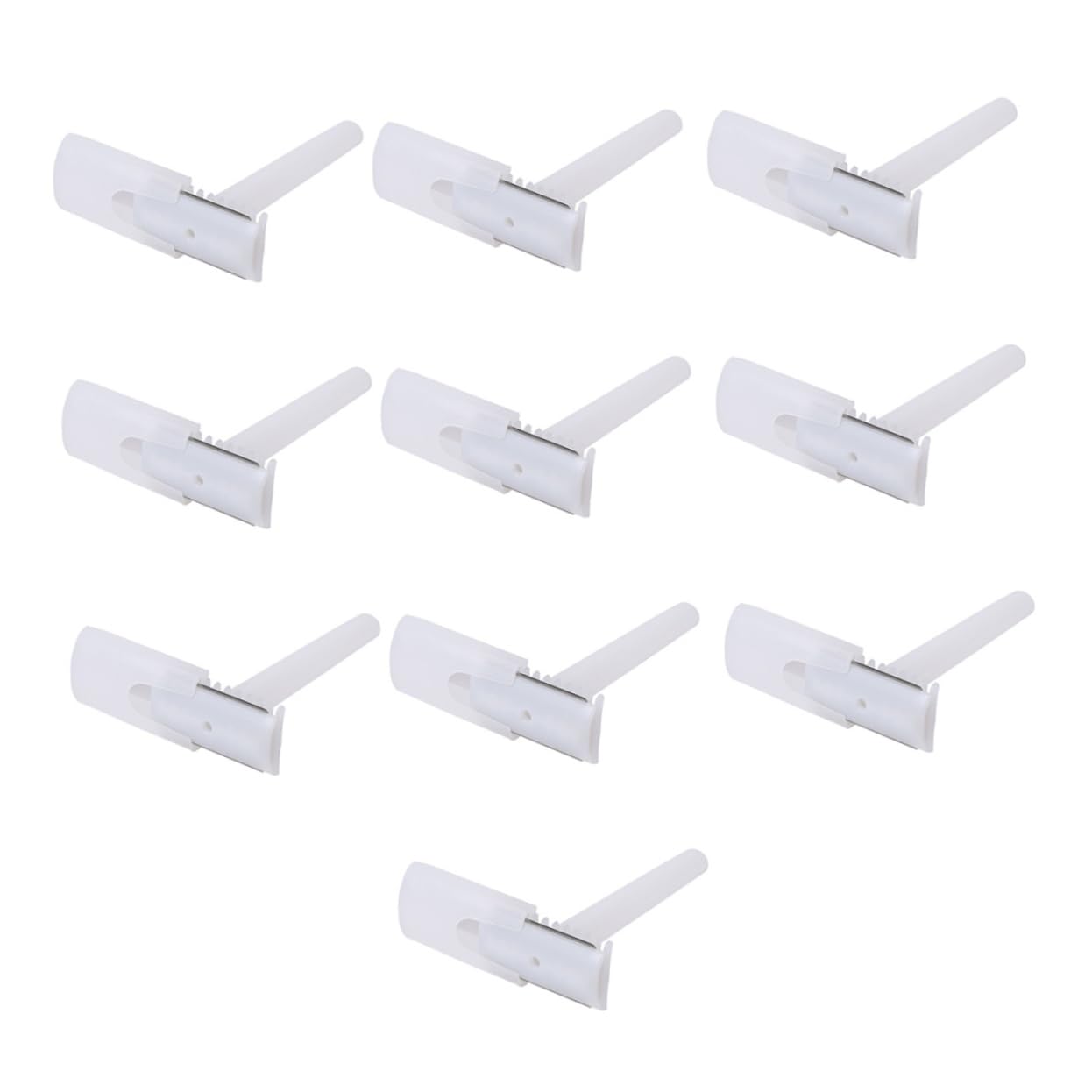 FOMIYES 25pcs Disposable Shavers Double-edged Razors for Men Women Hair Removal Razors Single Use Compact and Portable