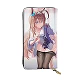 [RFSHOP] 財布 セクシー 美しい アニメ柄 キャラクター柄 ウマ娘 ミホノブルボン 着替え 黒タイツ 長財布 一流の革職人が作る カスタマイズ品質 日本製ファスナー使用 防水 大容量 お札入れ 小銭入れ カード収納 長財布 メンズ オシャレ 天赦日 金運財布 ユニセックス 19×10.5×2.5cm