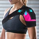 Winyoher Verstellbar Schulterbandage aus Atmungsaktivem Neopren für Stabilität und Entlastung für Herren und Frauen, Schulterstütze