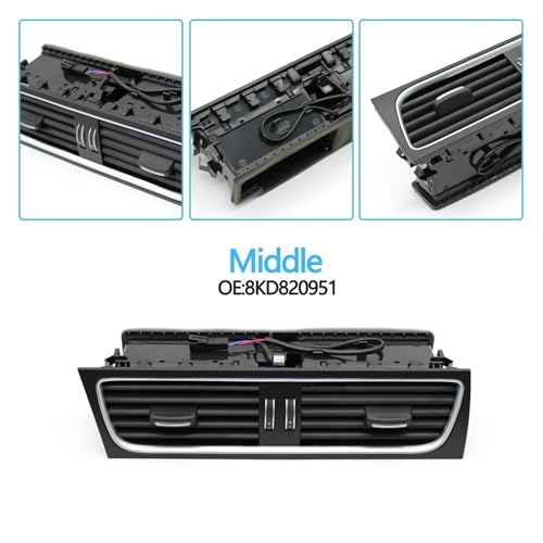Grille d'aération Audi A4 B8 résout les sifflements de ventilation - Côté droit 2009-2016