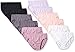 Fruit of the Loom Women's 6 Pack Microfiber Hi-Cut Panties (Colors and Prints may vary)