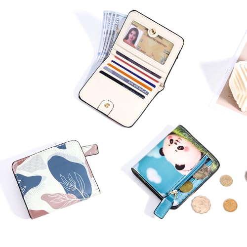 RFID Blocking Luxury Leather Wallet for Women - Compact Bifold Mini Purse with ID Window - Image 8