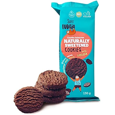 SUPER FUDGiO Organic Kakao Kekse | BIO Vegane Cookies natürlich gesüßt Cover
